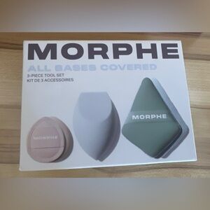 Morphe All Bases Covered Tool Set - Pink, Gray, Green. NEW IN BOX